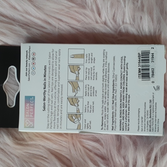 New Listing!! Brand New SALON PERFECT False Nails - Picture 3 of 3